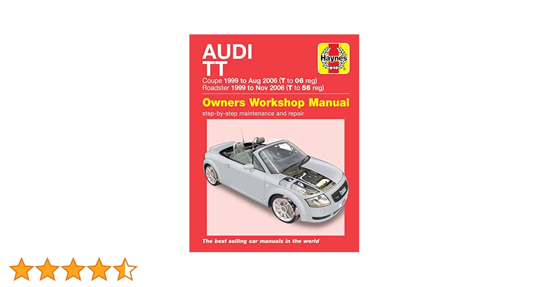 Amazon | Audi TT (99 to 06) T to 56 Haynes Repair Manual